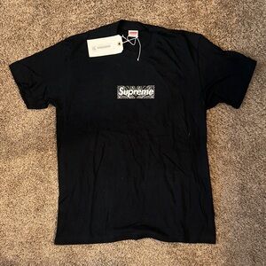 Supreme Black Graphic Tee